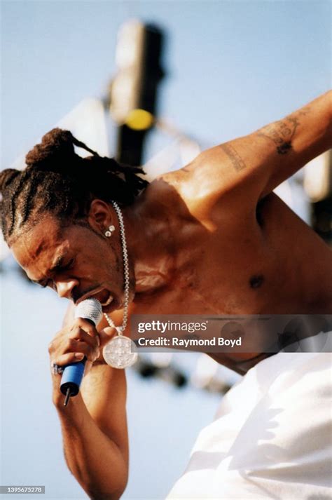 Rapper Busta Rhymes Performs During The B96 Summer Jam At Toyota