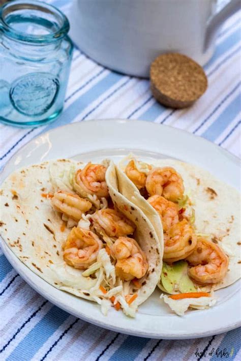 Quick And Easy Sweet Chili Shrimp Tacos Chili Shrimp Sweet Chili Shrimp Grilled Salmon Recipes