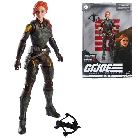 G I Joe Classified Series Inch Snake Eyes G I Joe Origins Scarlett