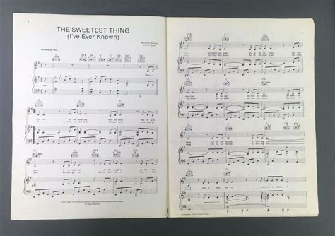 Juice Newton Sweetest Thing I Ve Ever Known Sheet Music Piano