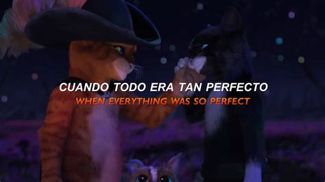 La canción amor de Kitty y del Gato con Botas Por Que te Vas Gaby