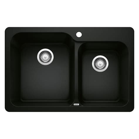 Blanco Vision Silgranit 31 In 6040 Double Bowl Drop Inundermount