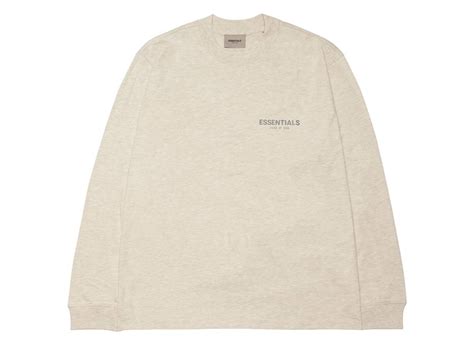 Fear Of God Essentials Ls Tee Light Heather Oatmealの新品中古フリマ通販｜スニダン