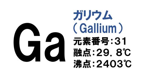 3分で簡単ガリウムとはどんな元素 元家庭教師がわかりやすく解説 Study Z