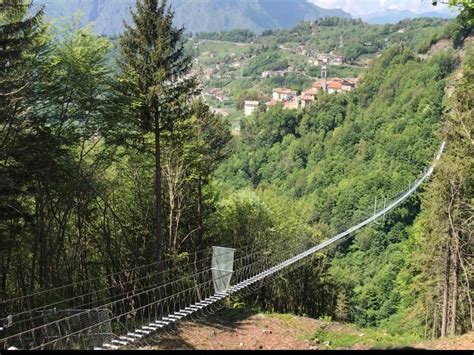 Dossena ecco il ponte sospeso più lungo del mondo e il parco