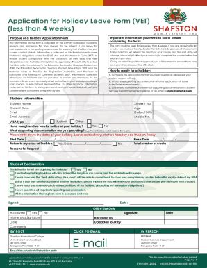 Fillable Online VET Application Form Written Agreement Fax Email