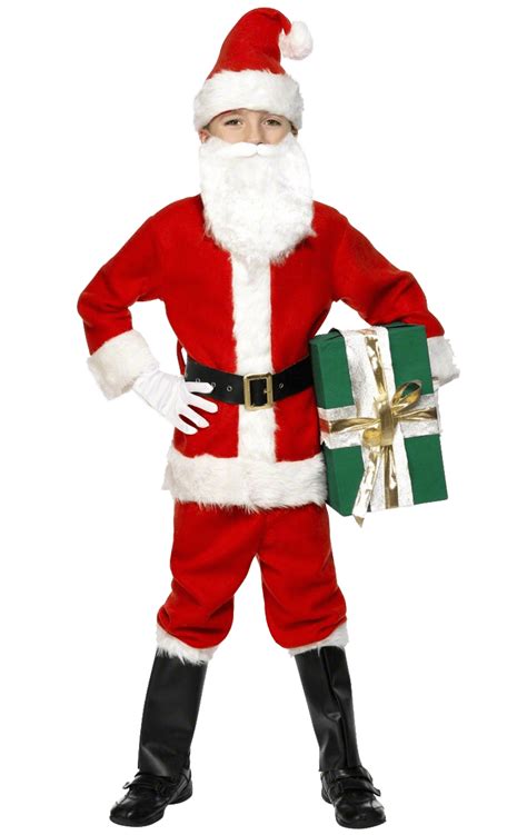 Boys Deluxe Santa Costume | Joke.co.uk