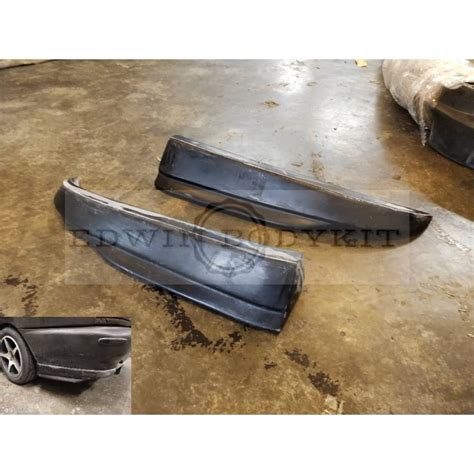 Wira Aeroback Se Evo Rear Skirt Fiber Bodykit Belakang Skirt Lip Fiber