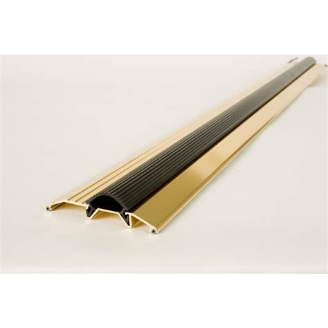 M-D Building Products 36 in. Deluxe Extra High Aluminum Threshold with Vinyl Seal-08185 - The ...