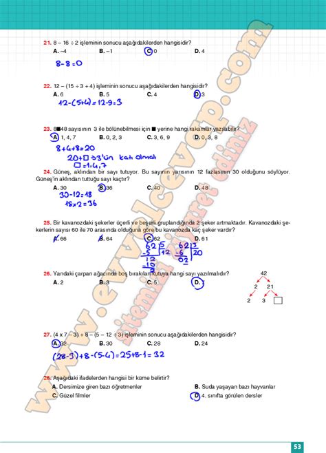 S N F Matematik Ders Kitab Cevaplar Koza Yay N Sayfa