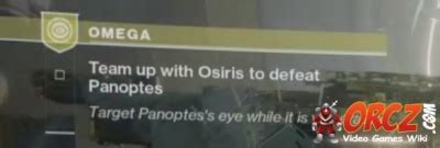 Destiny Team Up With Osiris To Defeat Panoptes Omega Orcz