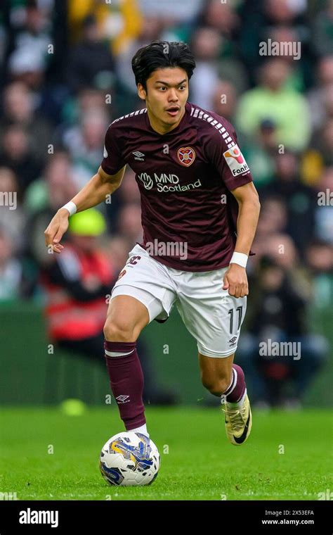Yutaro Oda Of Hearts During The Cinch Scottish Premiership Match
