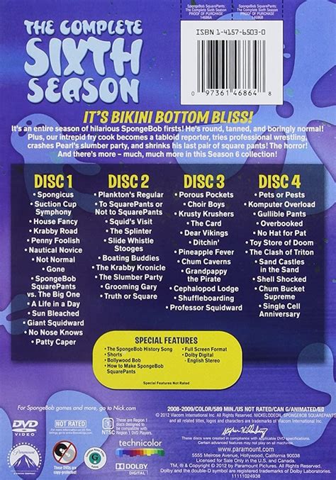 Spongebob Squarepants The Complete Sixth Season The Internet