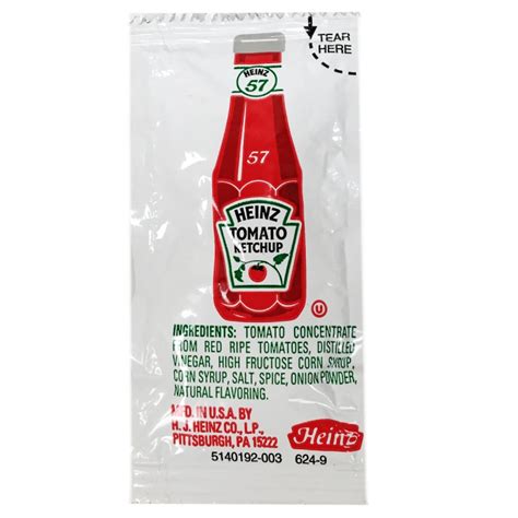 Heinz Ketchup Packet G