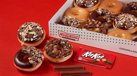 Krispy Kreme Kit Kat Team Up To Unveil New Doughnut Flavors