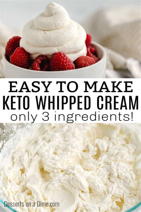 Keto Whipped Cream Recipe Keto Whipped Cream With 3 Ingredients