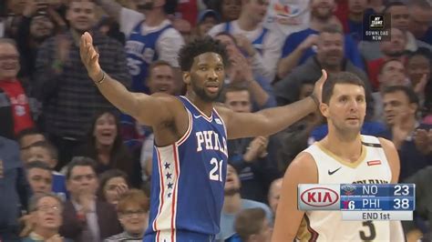 Joel Embiid Outscores Anthony Davis 31 12 2018 19 Nba Season Youtube