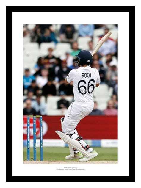 Joe Root 66 England V India 2022 Cricket Photo Memorabilia - Etsy