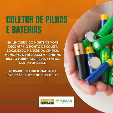 Descarte Correto De Pilhas E Baterias Usadas