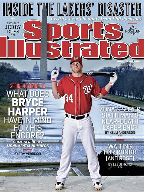 Bryce Harper Spring Training 13 Sports Illustrated Cover by Sports ...