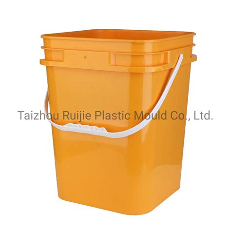 High Quality Plastic Square Bucekt Injection Mould Pail Mold China