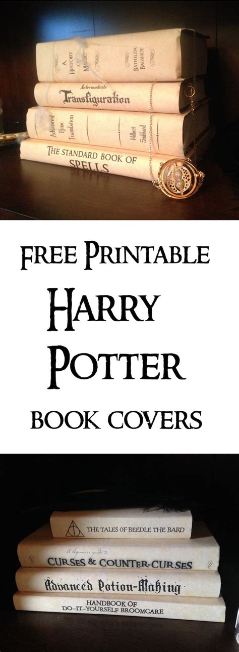 Printable Harry Potter Book Covers - prntbl.concejomunicipaldechinu.gov.co