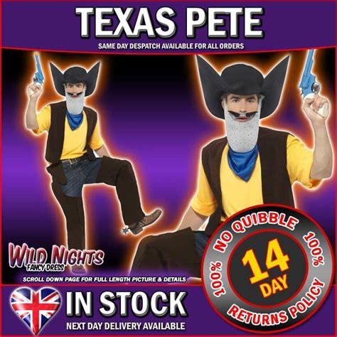 Mens Superted Texas Pete Cowboy Costume