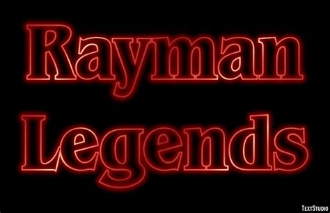 Rayman Legends Text Effect and Logo Design Videogame