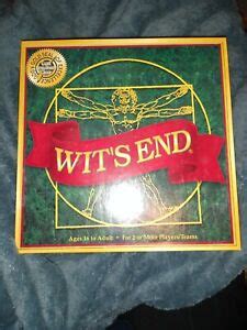 Wit's End Board Game By Game Development Group | eBay