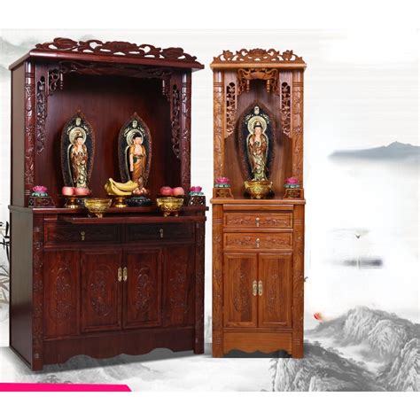 Solid Wood Buddha Shrine Clothes Closet Altar Altar Shrine Altar