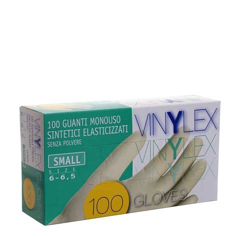 Pharmafiore Guanti In Vinile Sintetici Elasticizzati Monouso VINYLEX