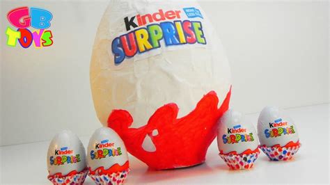 Diy Giant Kinder Surprise Egg Youtube