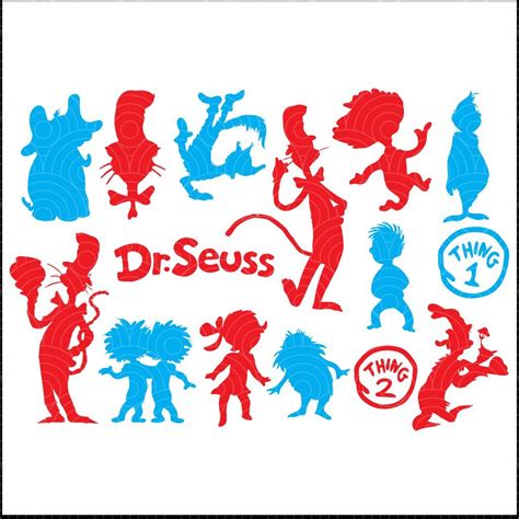 Dr Seuss Cat In The Hat SVG Files For Silhouette Files For Cricut SVG