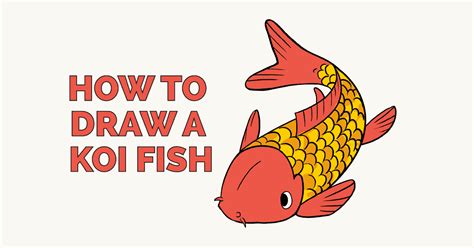 How To Draw A Koi Fish Really Easy Drawing Tutorial