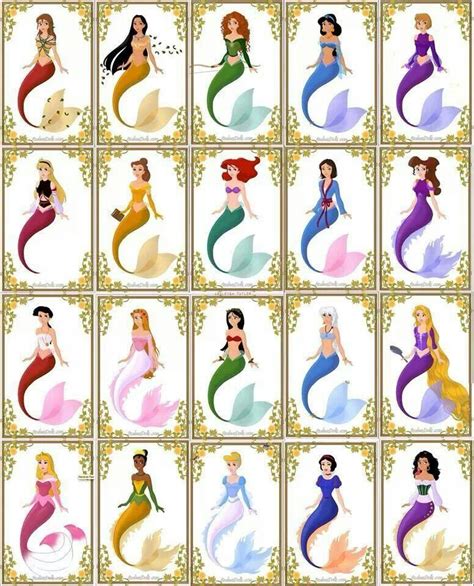 Little Mermaid Disney Character Names