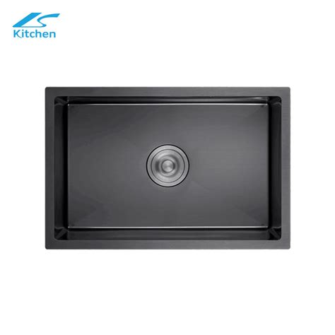 Single Bowl Pvd Black Nano Kitchen Sink Stainless Steel Sink China