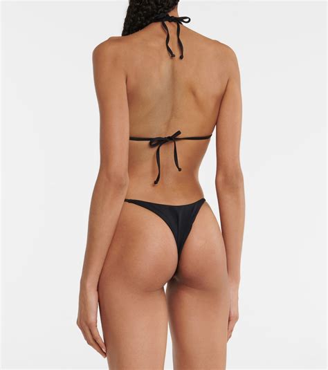 Braga De Bikini Mini Ring En Negro Louisa Ballou Mytheresa