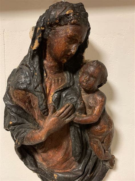 Madonna Con Bambino Relief Scultura 1 Terracotta Catawiki