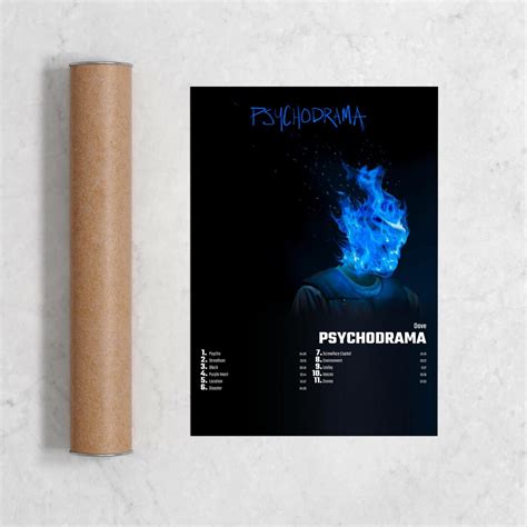 Dave Psychodrama Album Cover Poster Print Wall Art Dave - Etsy