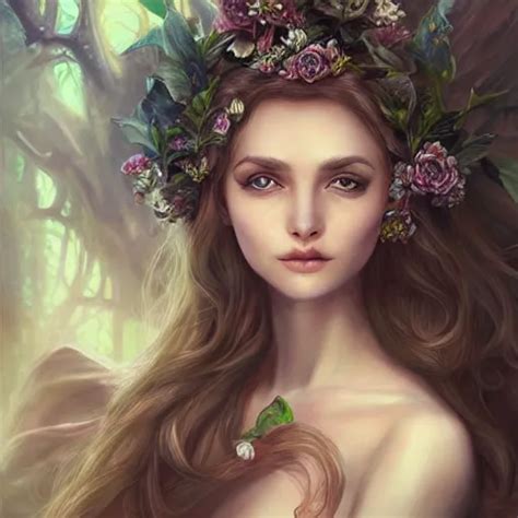 A Beautiful Elvish Goddess K Highly Detailed Stable Diffusion