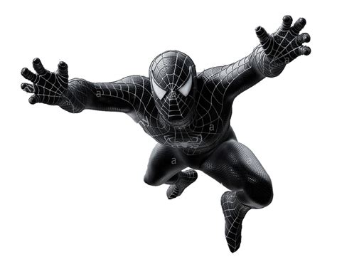 Spider Man 3 Black Suit Spider Man Psd Render By Pstanldstpassfasats On