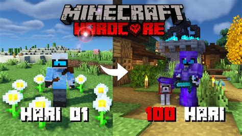 100 HARI BERTAHAN HIDUP DI MINECRAFT HARDCORE DAN INILAH YG TERJADI