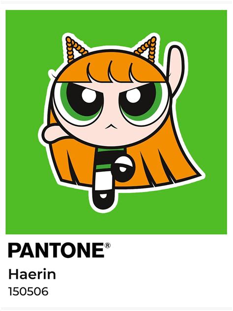 Haerin New Jeans Powerpuff Girls Sticker For Sale By Malerfk