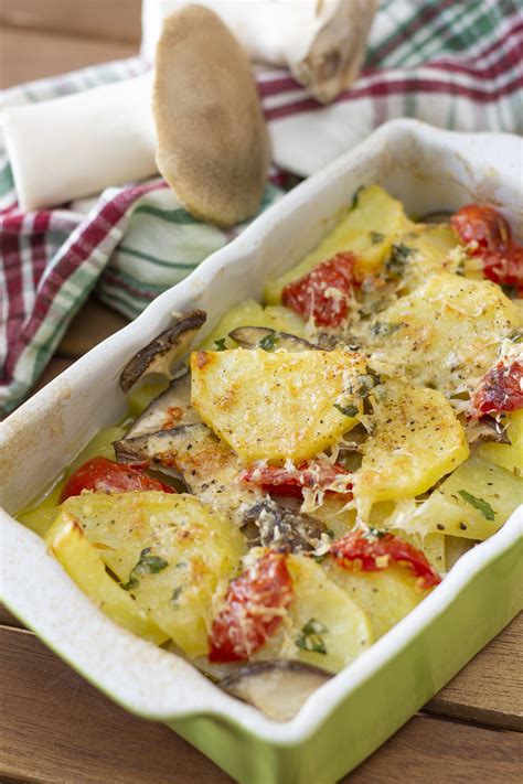 Patate E Funghi Cardoncelli Al Forno Nel Ricette Patate Patate