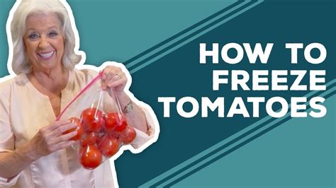 Love And Best Dishes How To Freeze Tomatoes Youtube