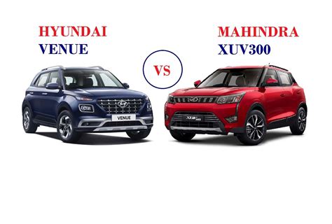 Hyundai Venue Vs Mahindra Xuv300 Which One Is Best Suv Of India Read