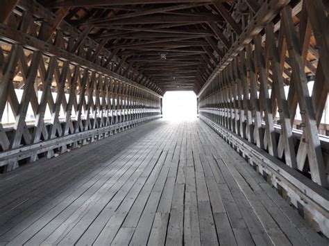 This Impressive 239 Foot Long Covered Bridge In Michigan A Stones