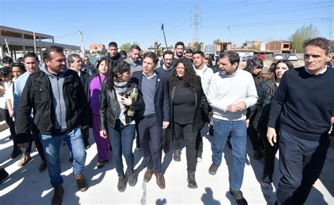 Kicillof Moreira Y Katopodis Recorrieron Las Obras Del Nuevo Parque