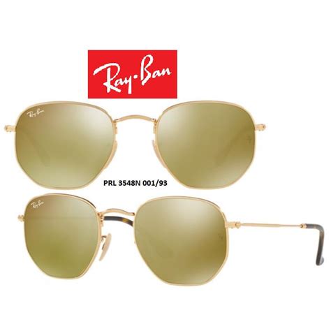 Ray Ban Sunglasses RB3548N Hexagonal Flat Lenses Multiple Colors