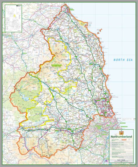 Northumberland County Map | I Love Maps